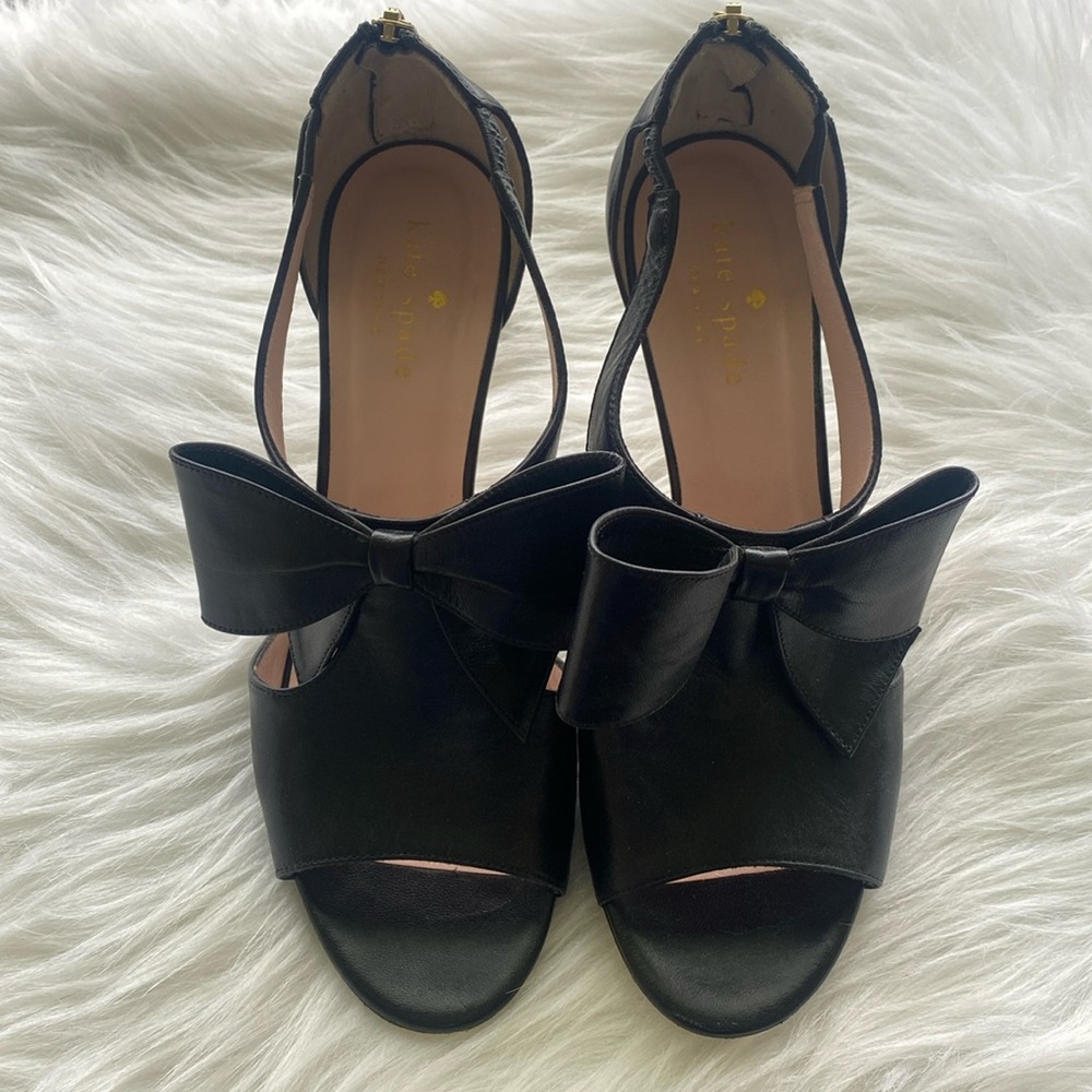 Kate Spade Black Bow Sandals